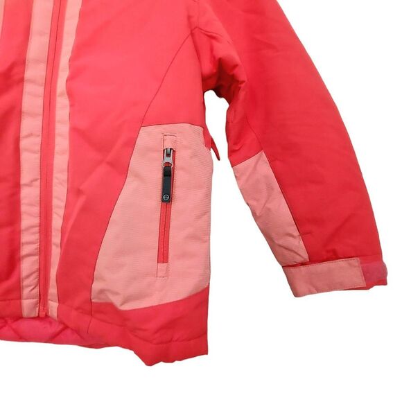 Planet Earth Snow Jacket Girls Small Orange Snowboarding Full Zip Insulated - Picture 5 of 12